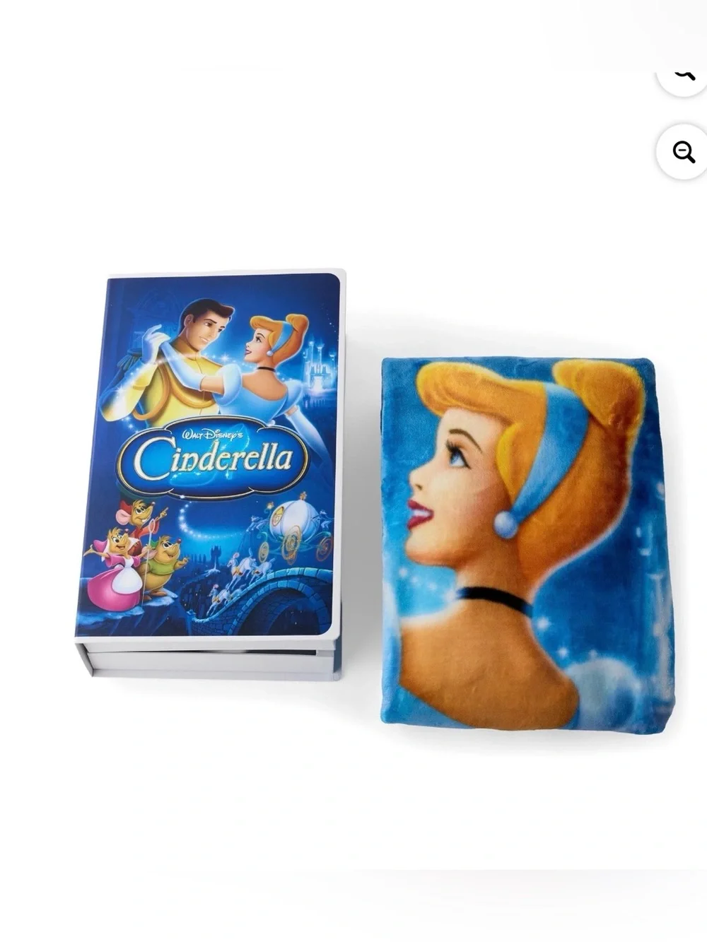Disney Cinderella Classic VHS Boxed Silk Touch Throw, 50”x70”